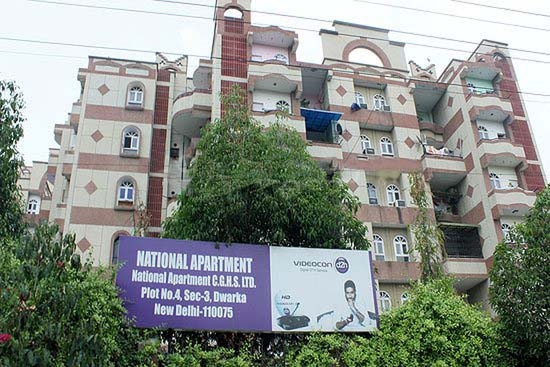 3 bhk flat for sale in National apartment sector 3 dwarka Delhi